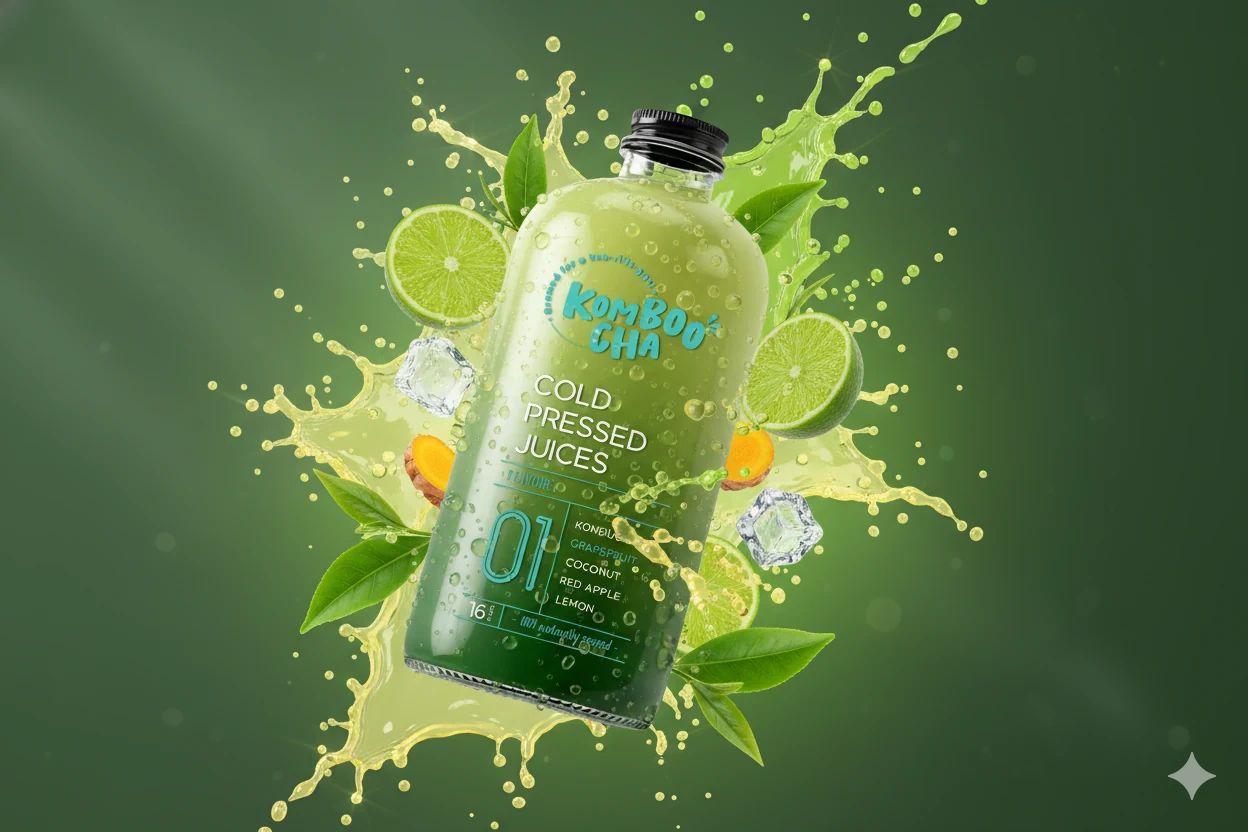 KomBoocha Green flavour